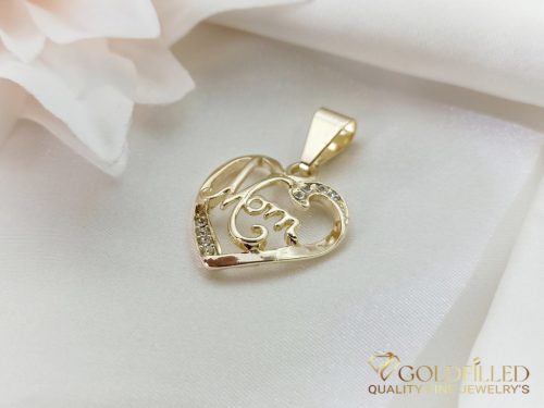 Antialergénny Goldfilled prívesok 30 mm, farba 14K