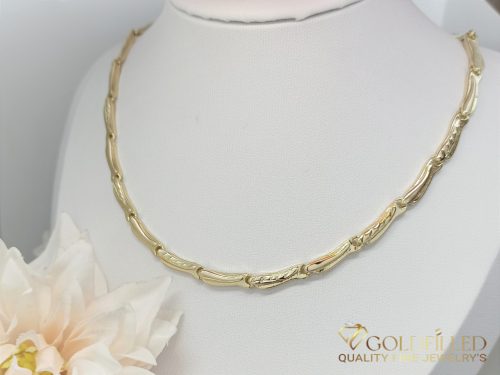 Antialergénny náhrdelník Goldfilled 50cm dlhý a 4mm široký Farba 14K