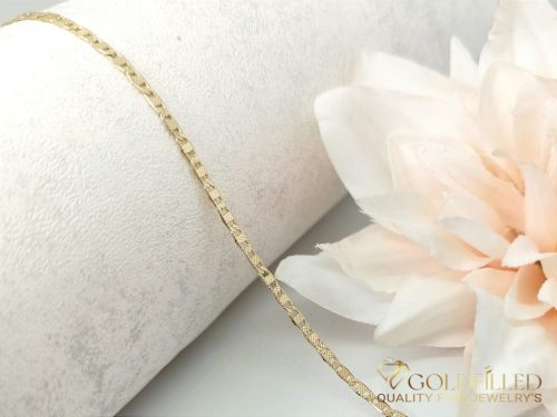 Goldfilled Náramok na členok 27cm/2mm Farba 14K