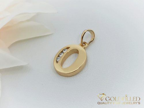 Antialergénny Goldfilled prívesok 23 mm, farba 18K